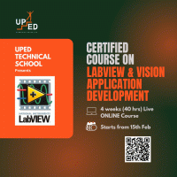 Certified Internship on LabVIEW & Vision Application Development (40 hrs) 2025 Hands-on Training Poster